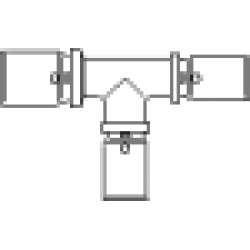 Oventrop Пресс тройник с уменьшенными проходом и отводом 1513361